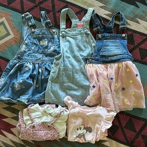3T Little Girls Outfit 5 Piece Bundle